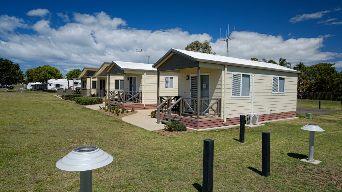 Four self contained cabins.