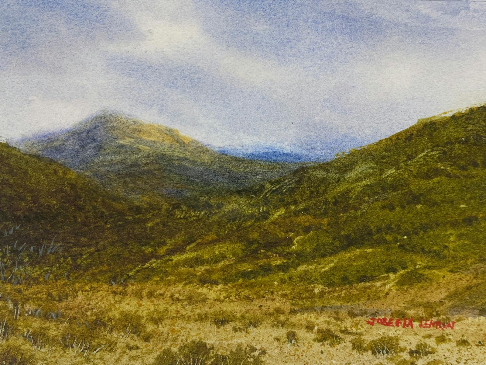 2024 Best Traditional Work - Josefia Lemon: Tranquility, Snowy Mountains