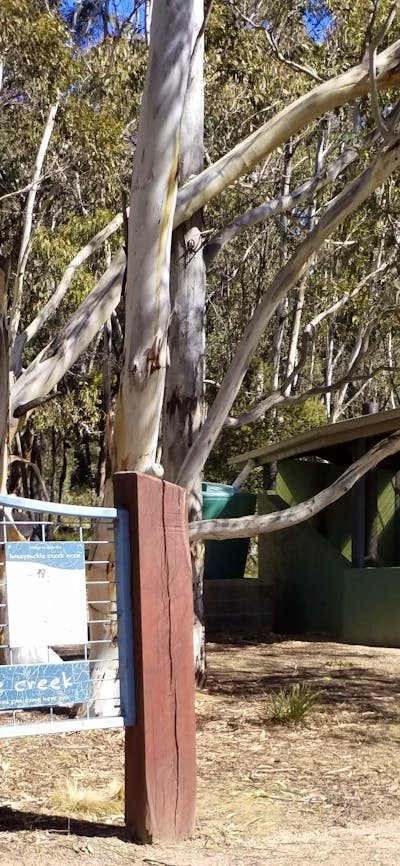 Photo of sign and BBQ facilities