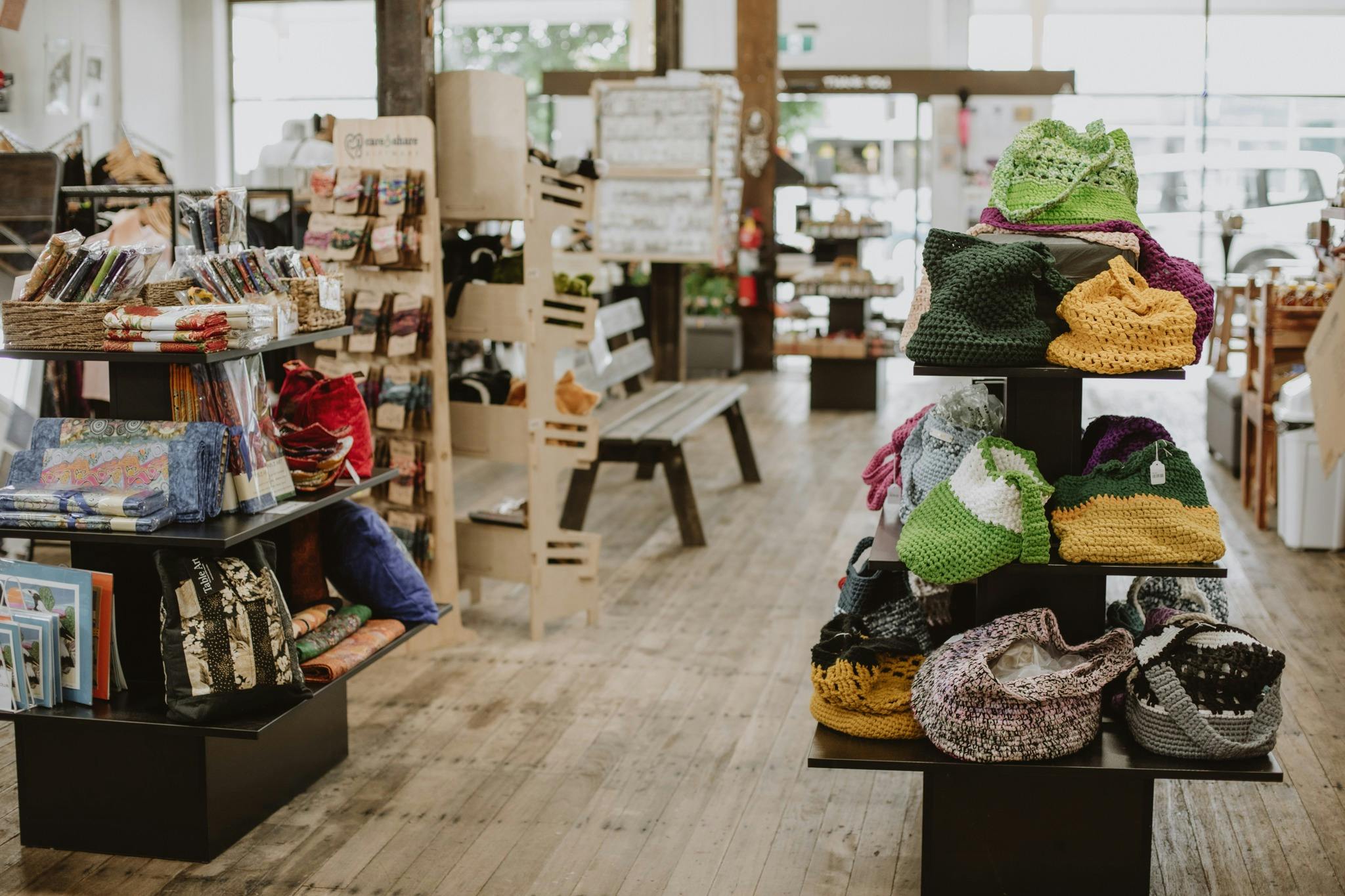 A selection of locally produced wares