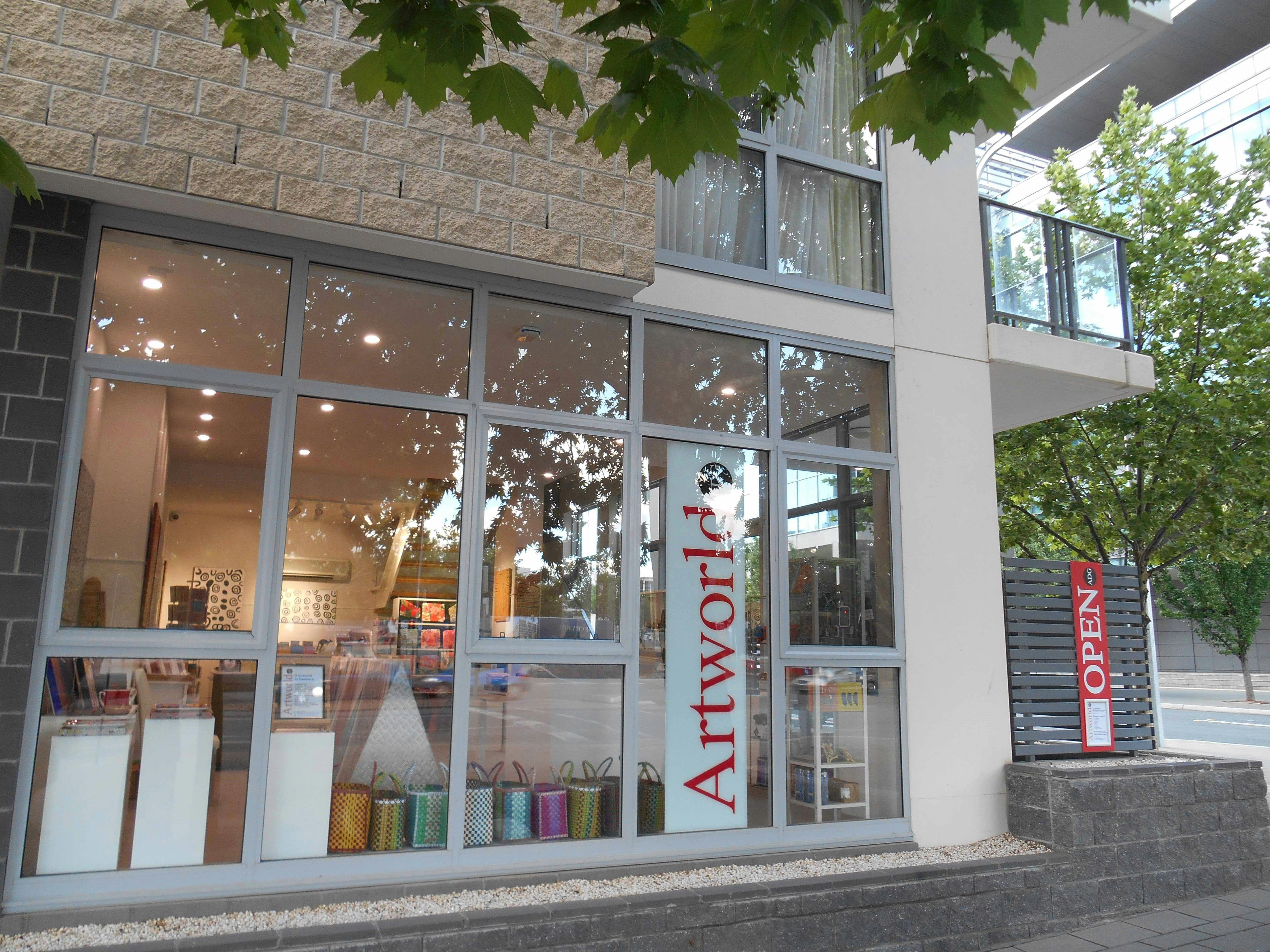 Front window of Artworld ADG