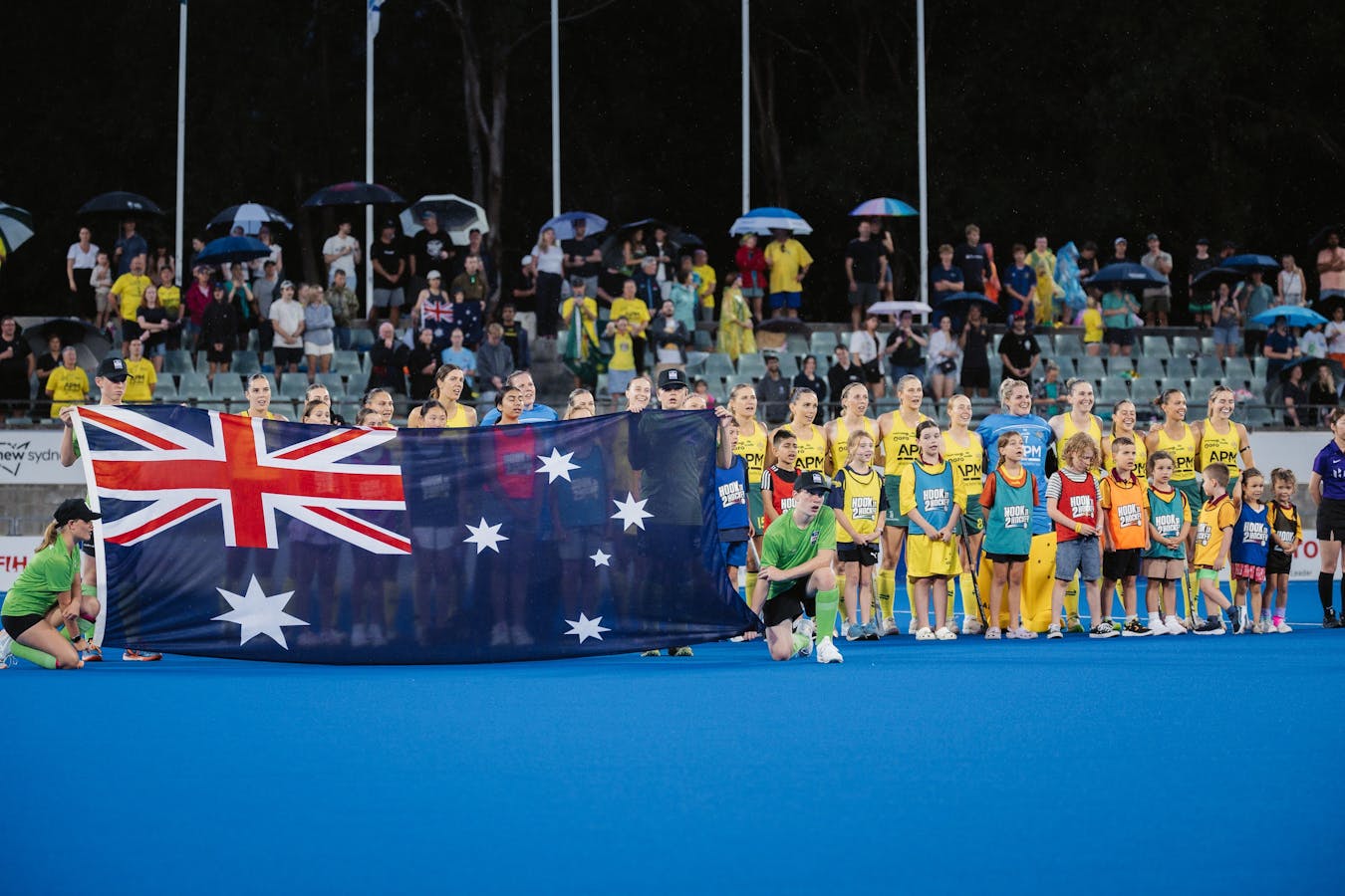 Spectators enjoying the matches!