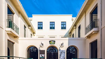 Entrance of National Archives of Australia