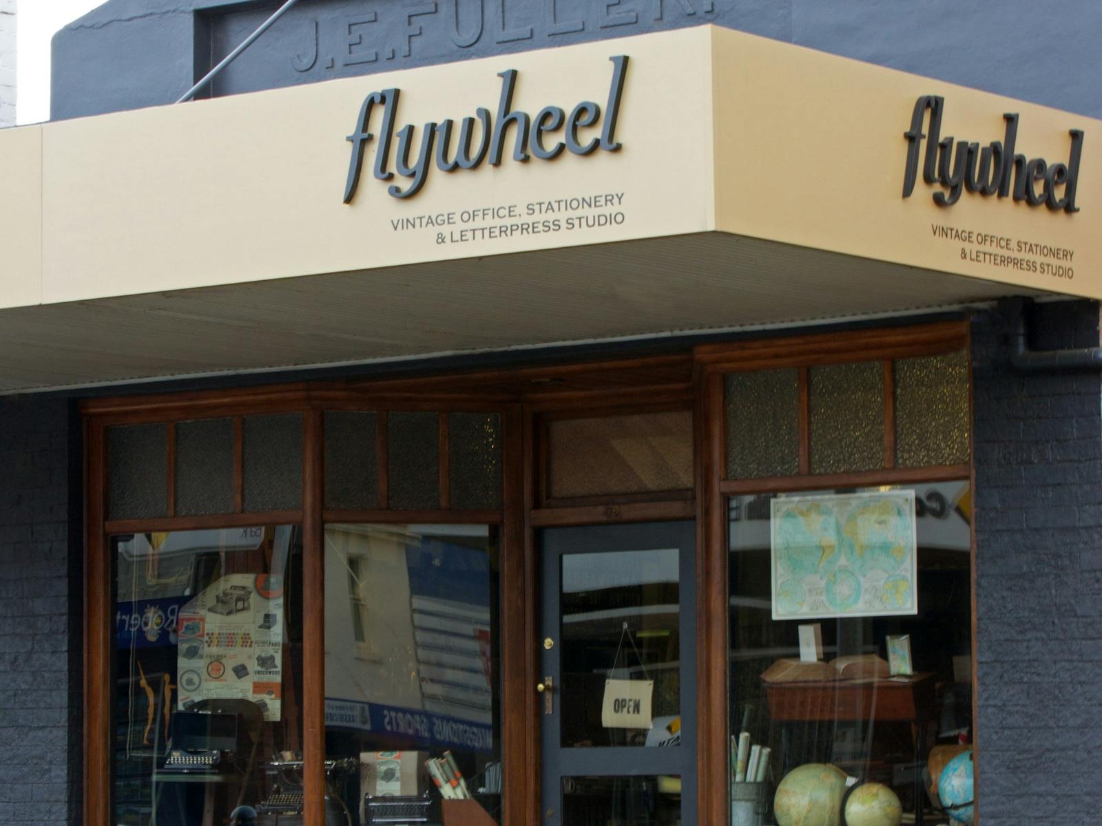 Flywheel stationery store letterpress studio New Norfolk Tasmania
