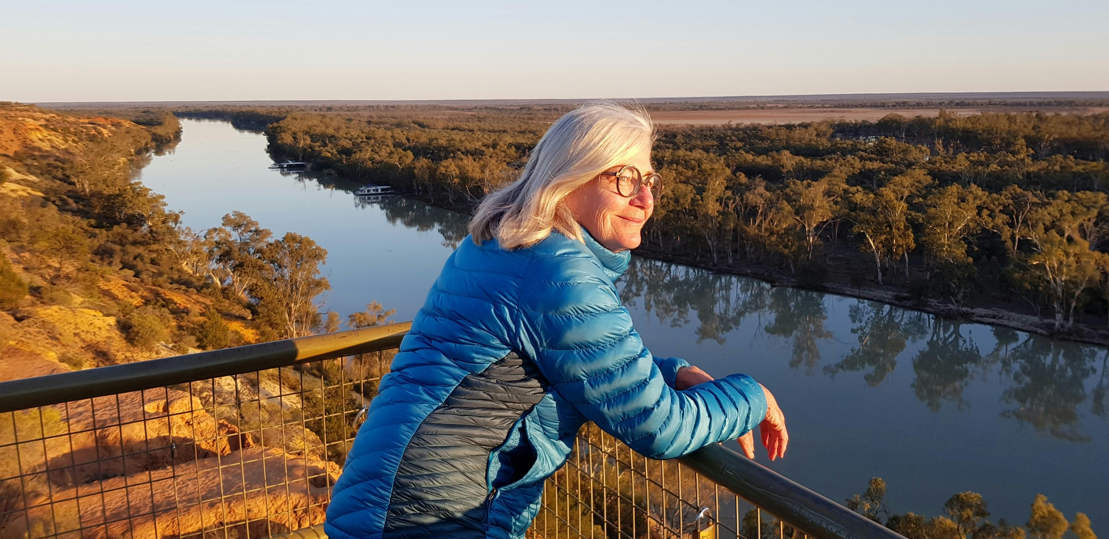 Bathing in the ambience of the peaceful Murray River
