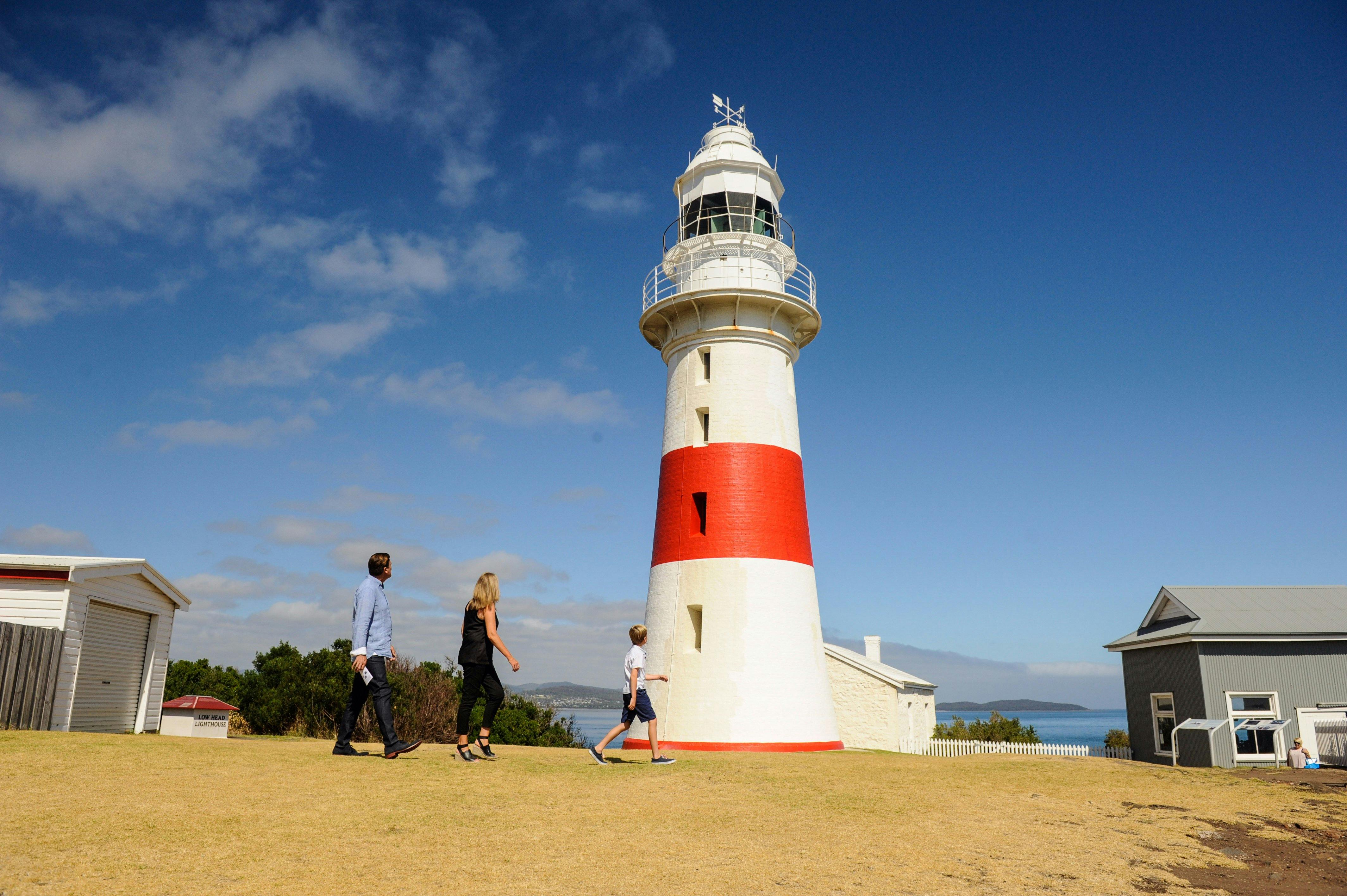 Low Head Lighthouse and Foghorn Building (right)