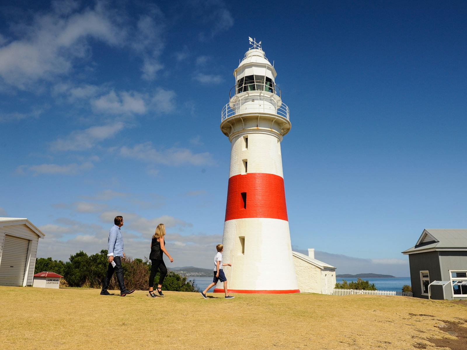 Low Head Lighthouse with the Foghorn Building to the right