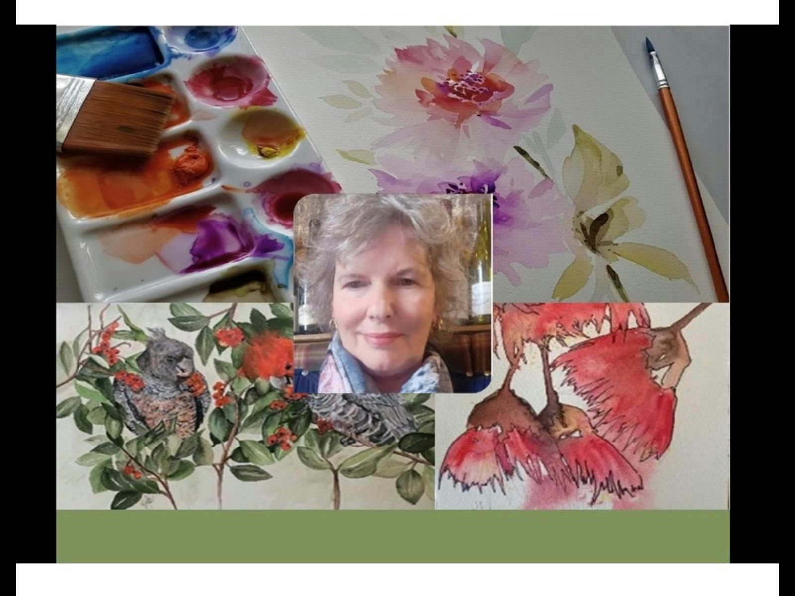 Marion Hughes Watercolour classes.