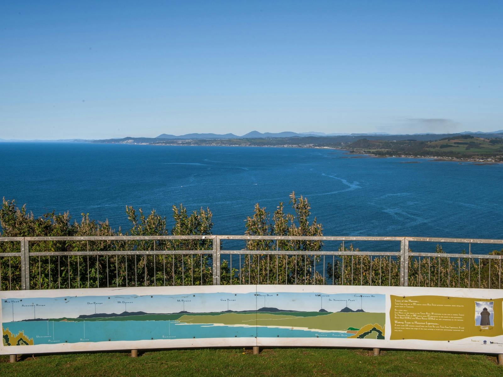 Table Cape Lookout signage