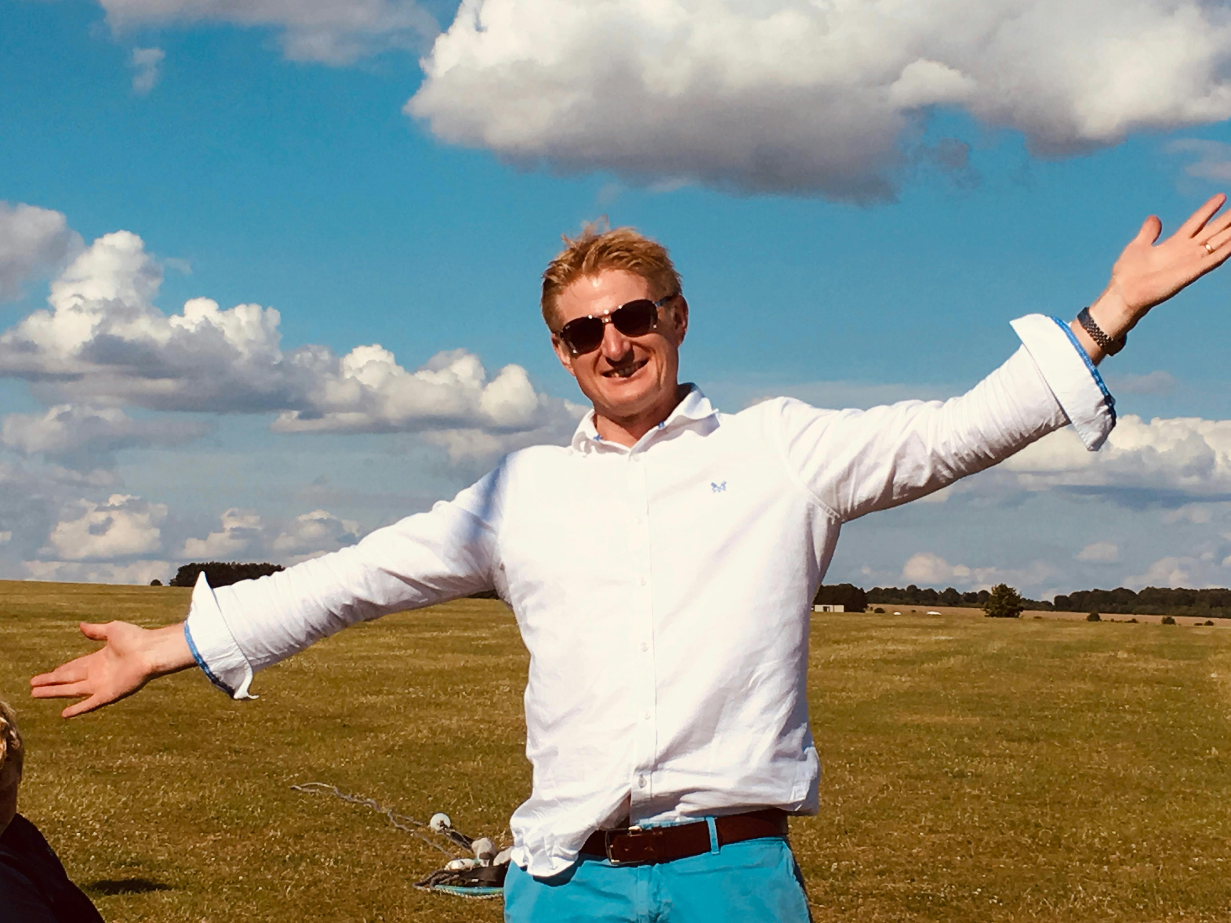 Tom at the Airfield