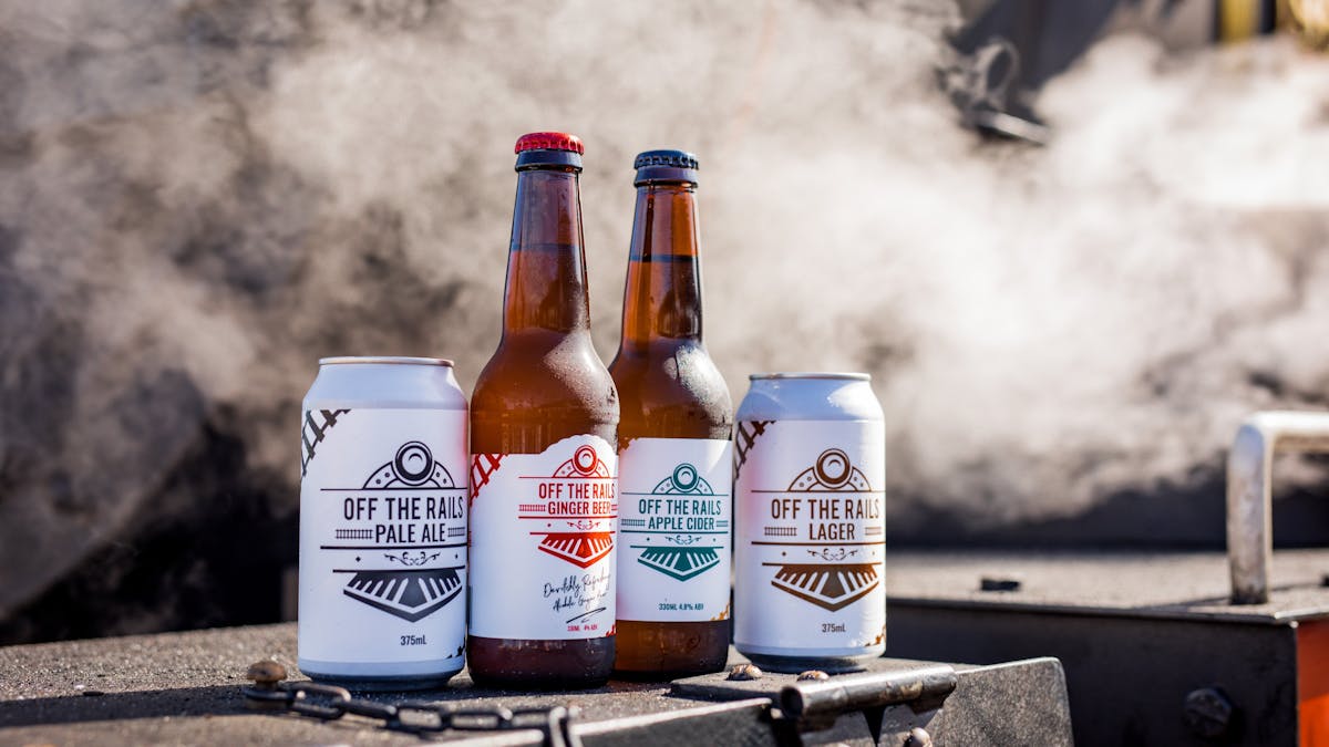 Beer, cider, ginger beer