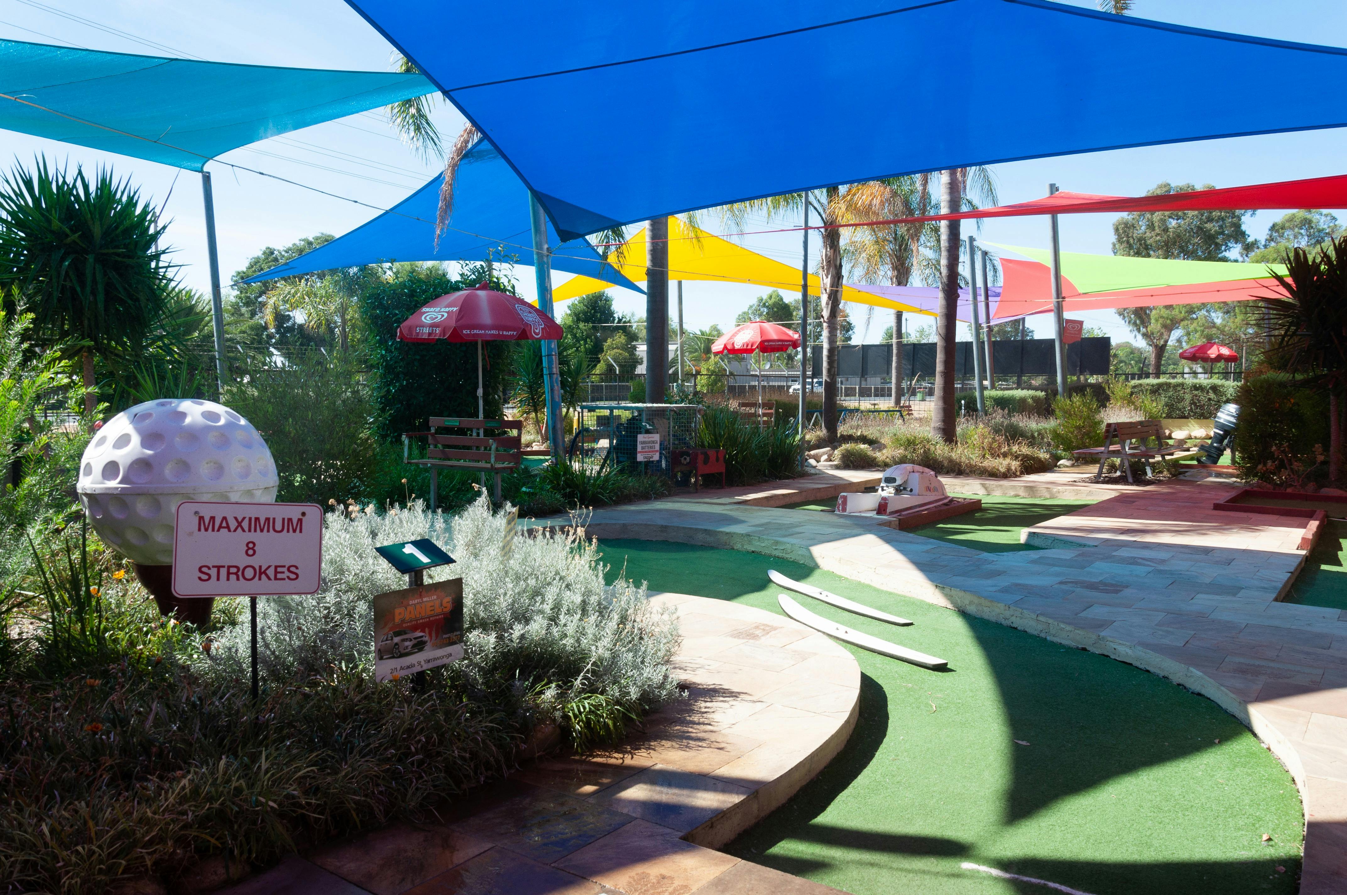 Every hole a challenge. Themed on our towns.