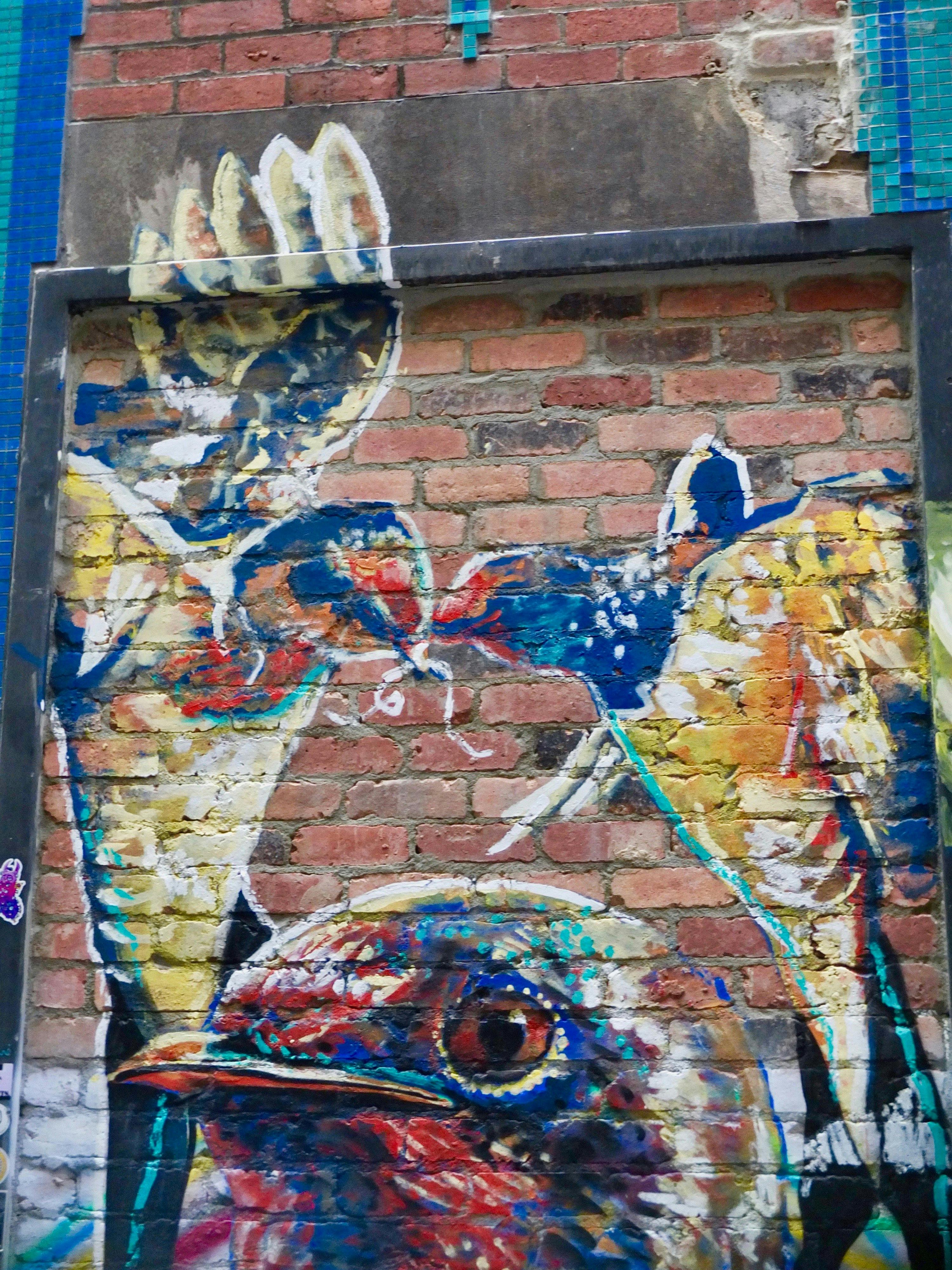 Explore our famous graffiti art streets