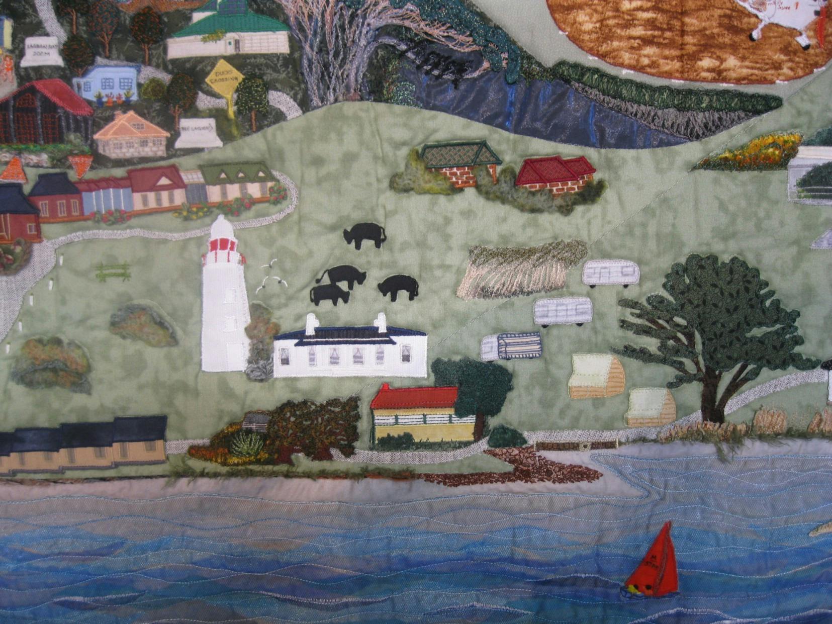 Quilt detail - Pilot Station