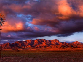 Merna Mora Station sunset