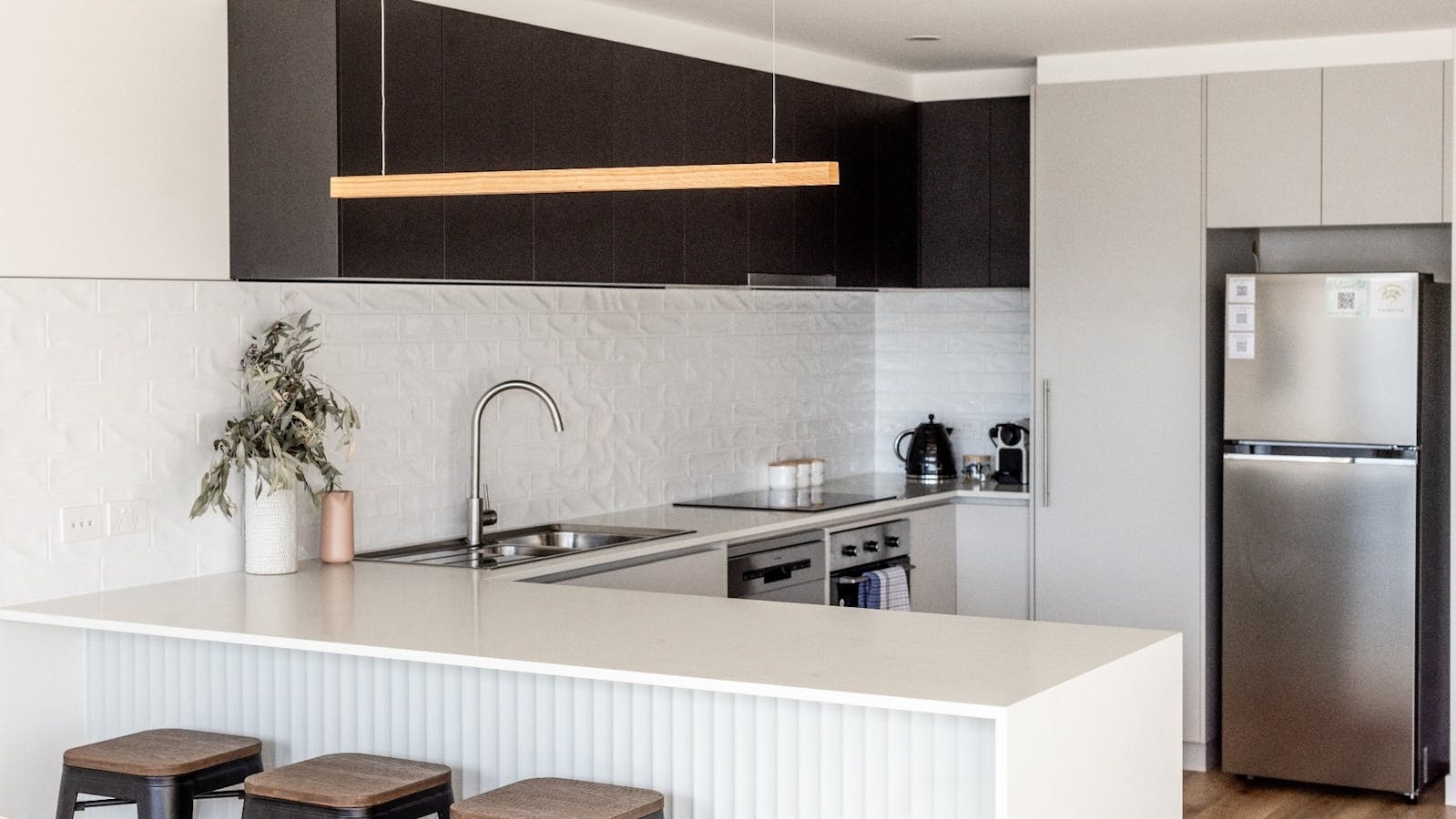 Fully equipped, nmodern kitchens