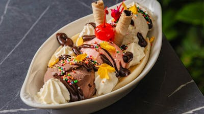 Ice cream sundae dessert bowl