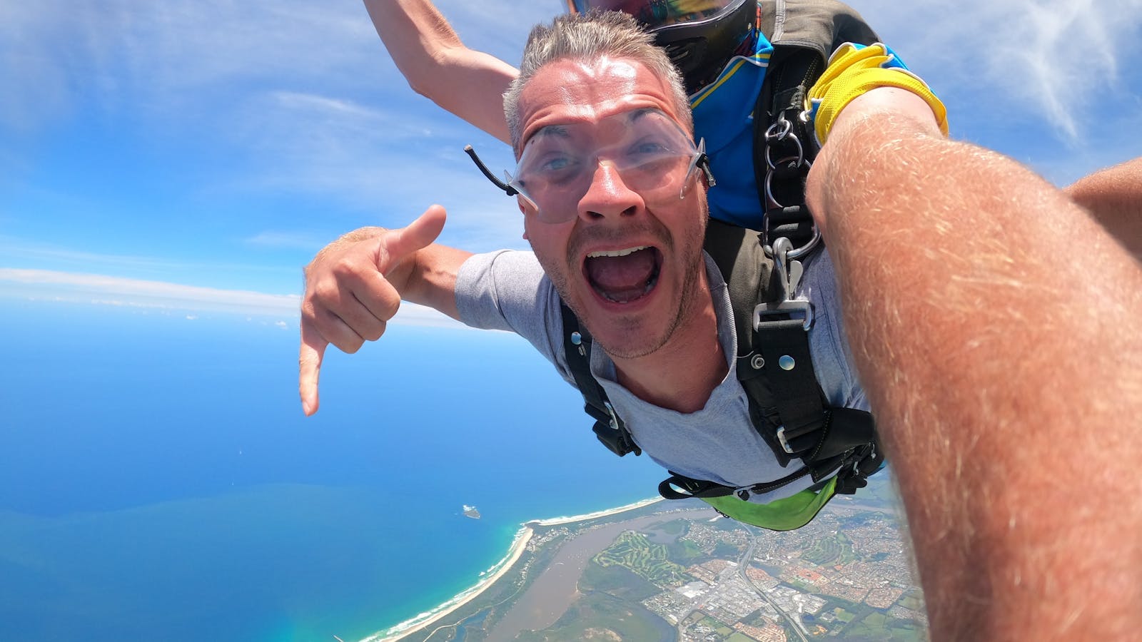 Free fall from 12,000ft with Gold Coast Skydive