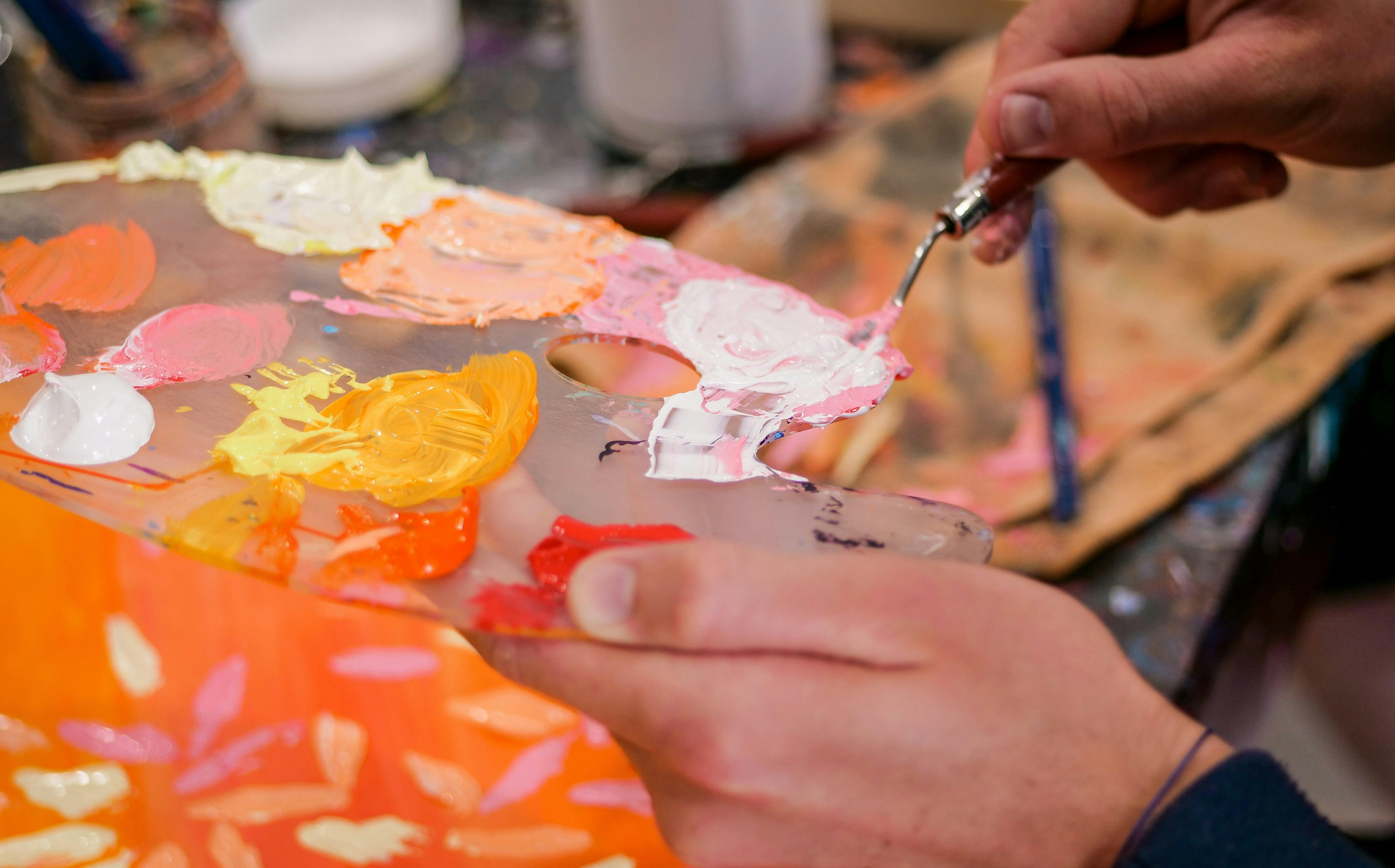 Textured Art Palette