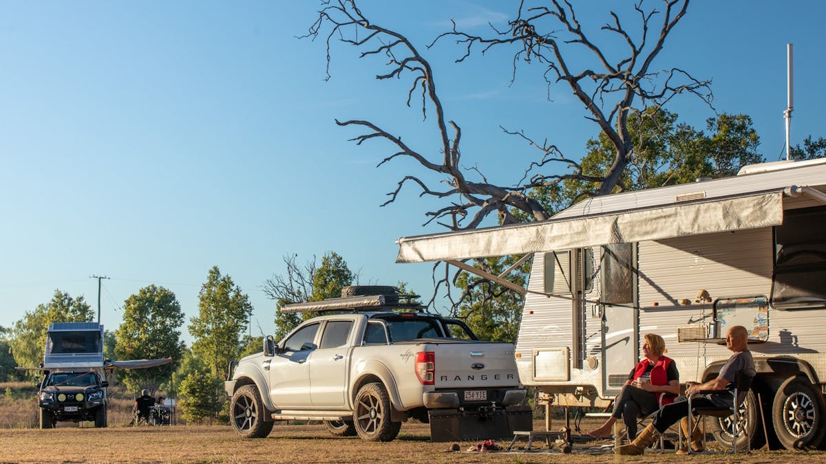 Powered campsite at Talaroo