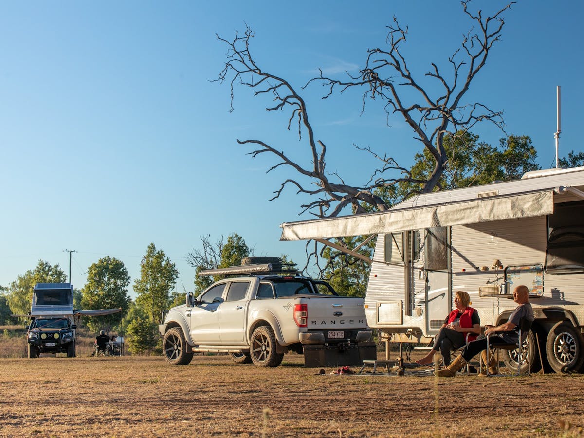 Powered campsite at Talaroo