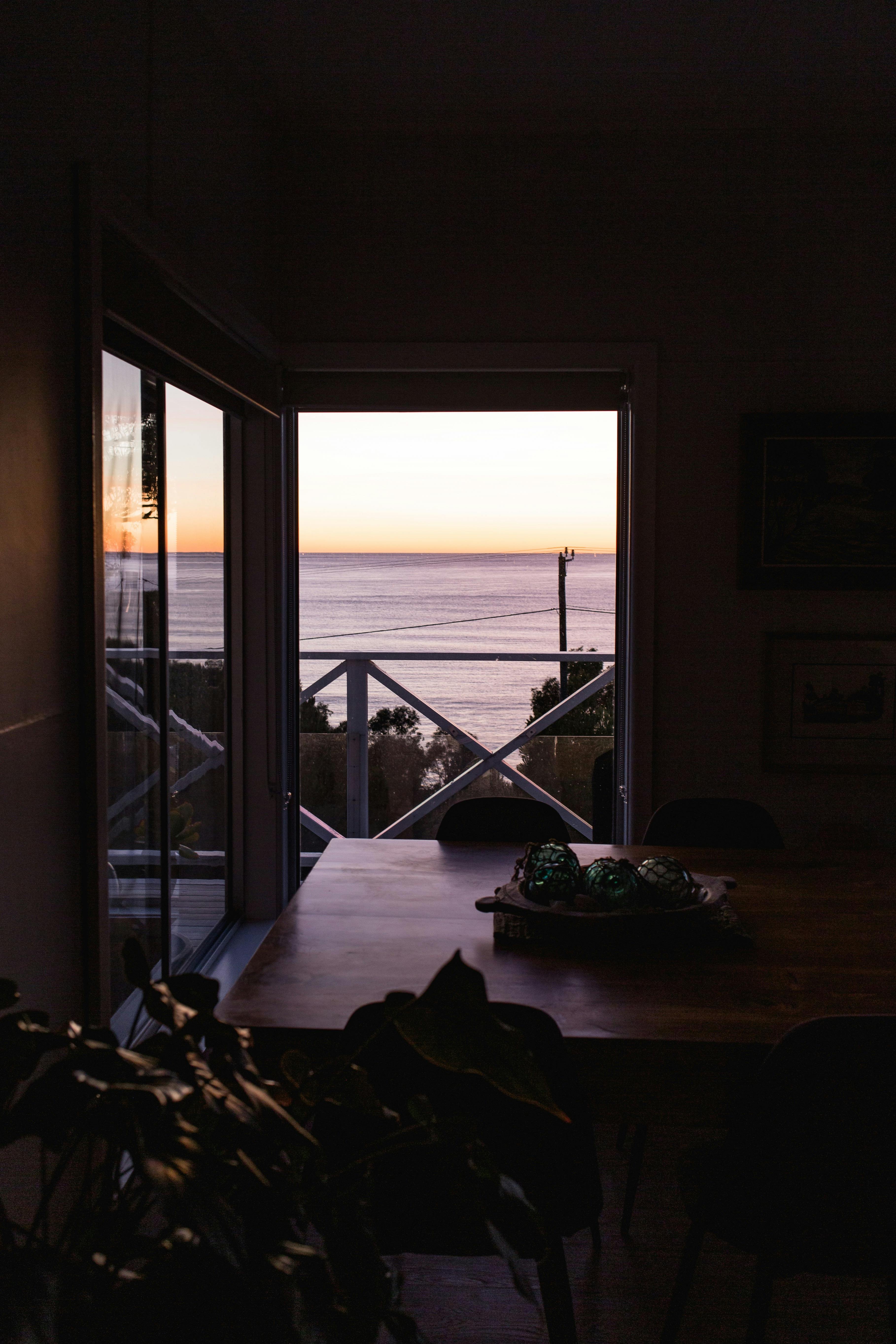 View from dining table