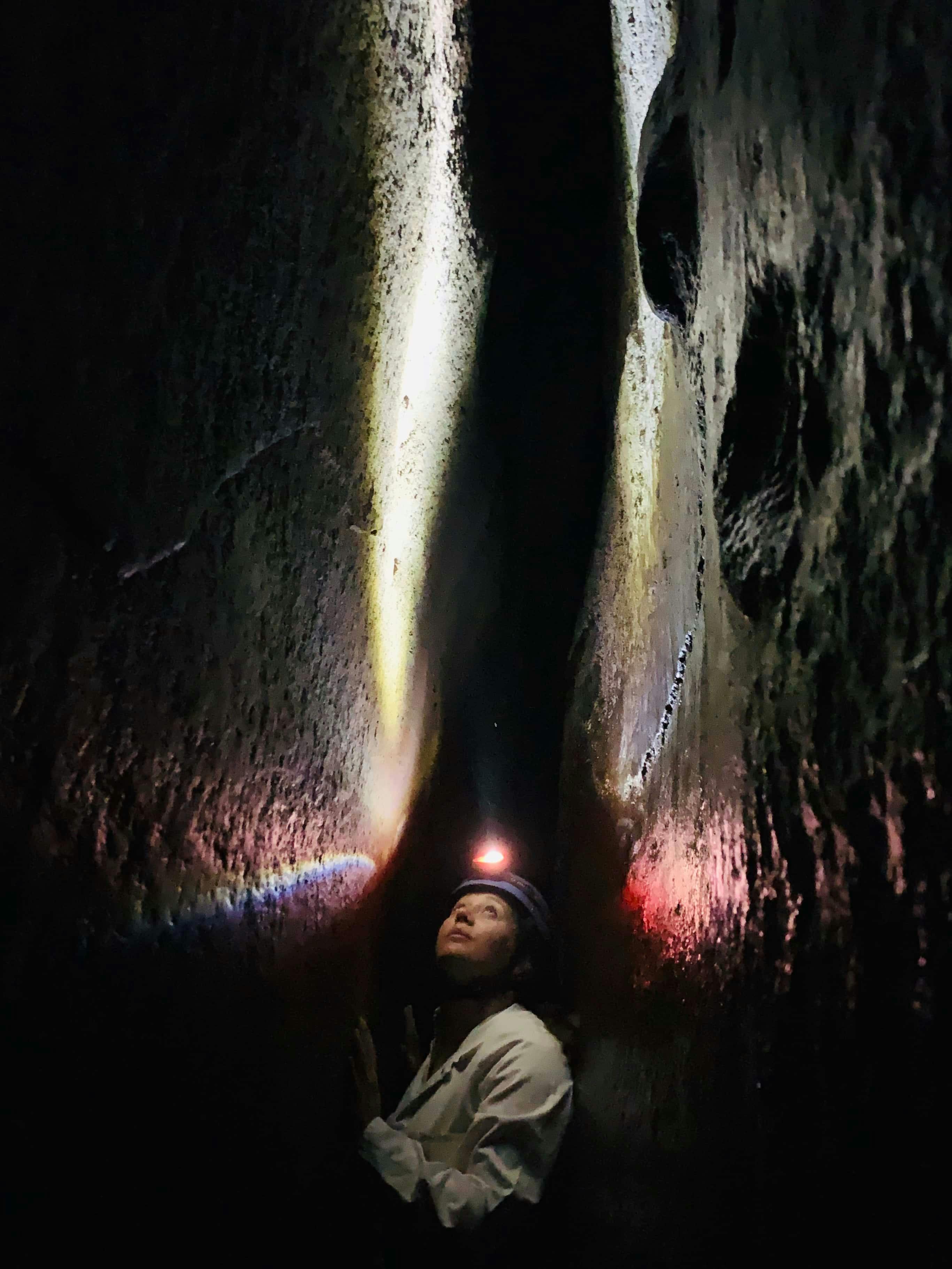 Explore the cave's passages and cool cave chambers