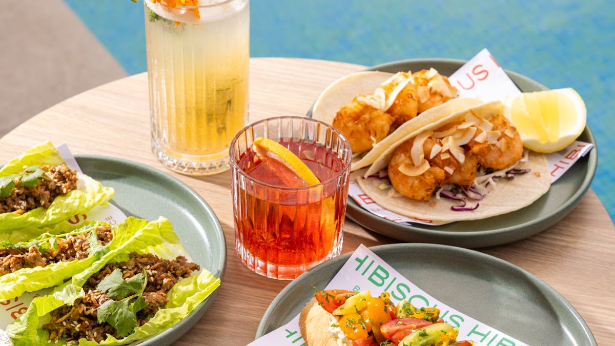 Best Poolside bites & cocktails  - Hibiscus Bar & Terrace