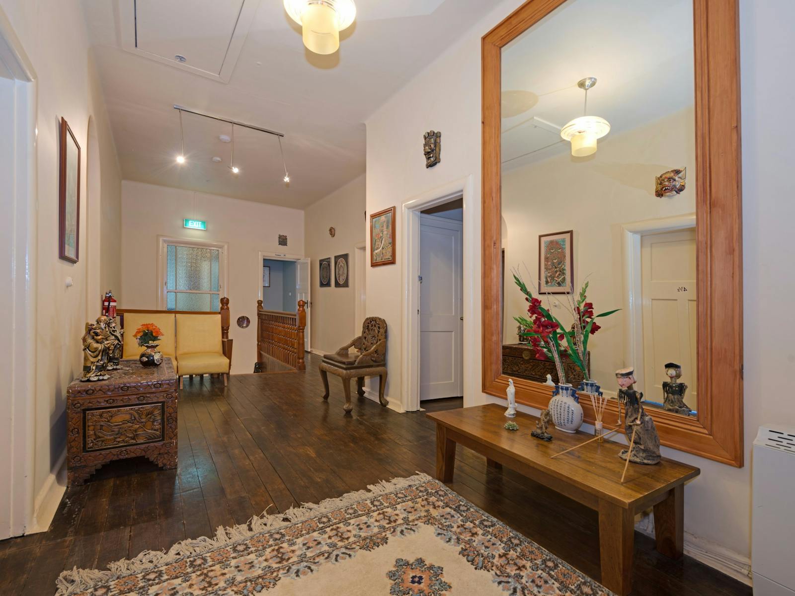 Upstairs