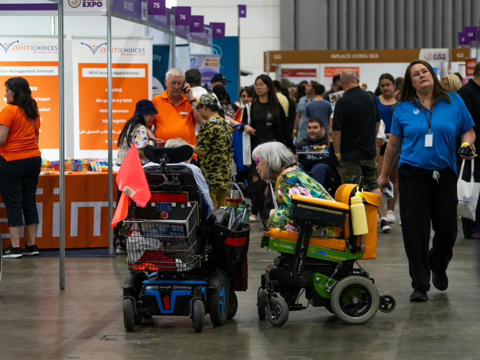 Crowd shot at Melbourne Disability Expo