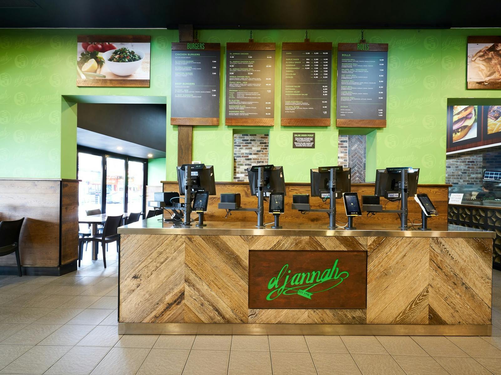 El Jannah Restaurant interior