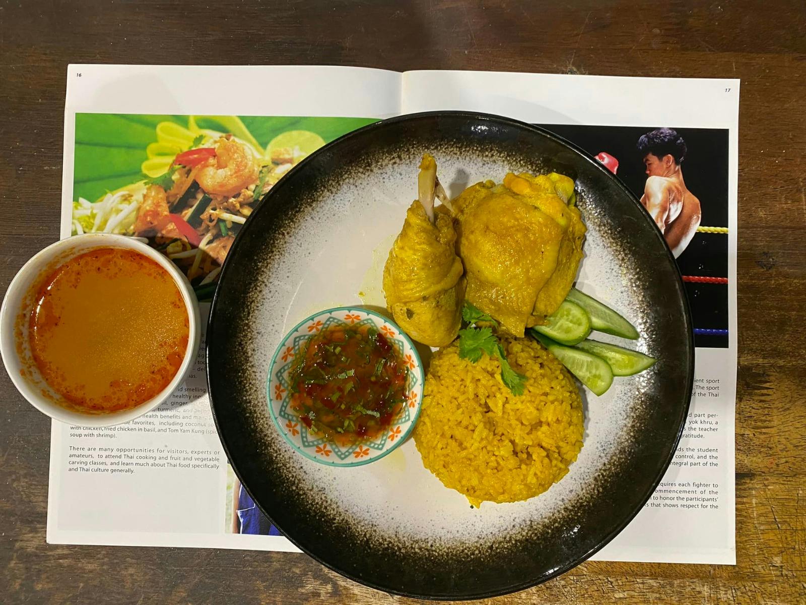 Rice delicious authentic thai meal