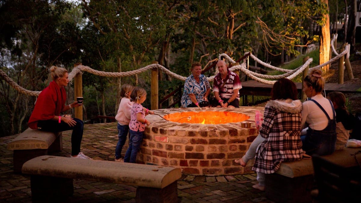 Winter Fire Pit