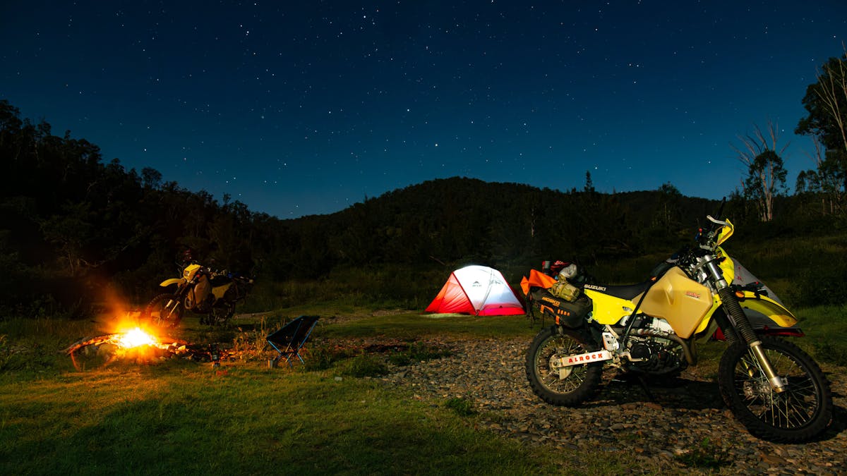 Moto Camping Suzuki DRZ 400 Dirt Bike Tour
