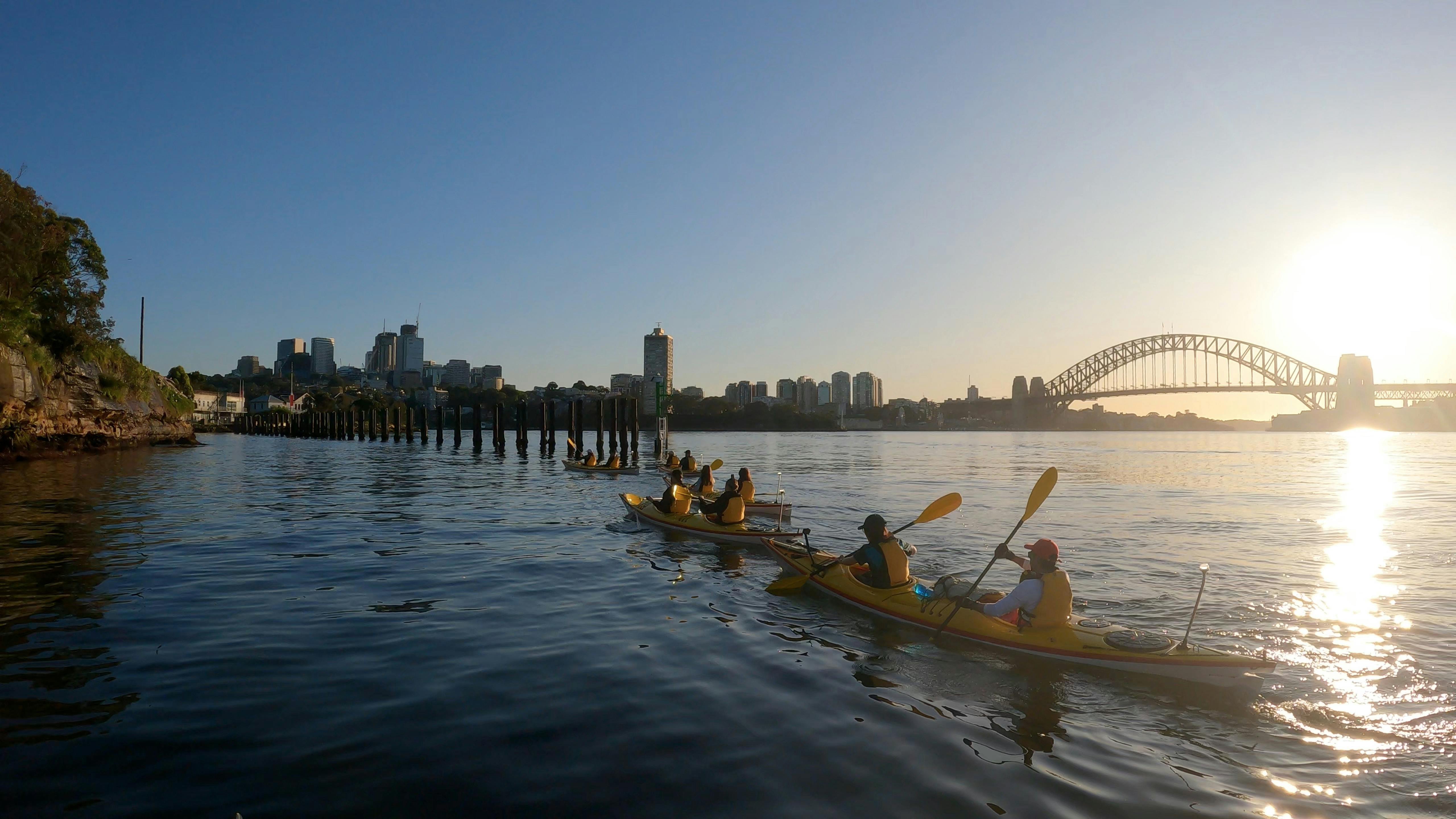 Sunrise kayaking tour