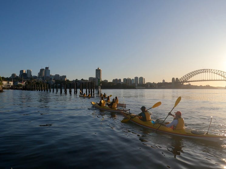 Sunrise kayaking tour