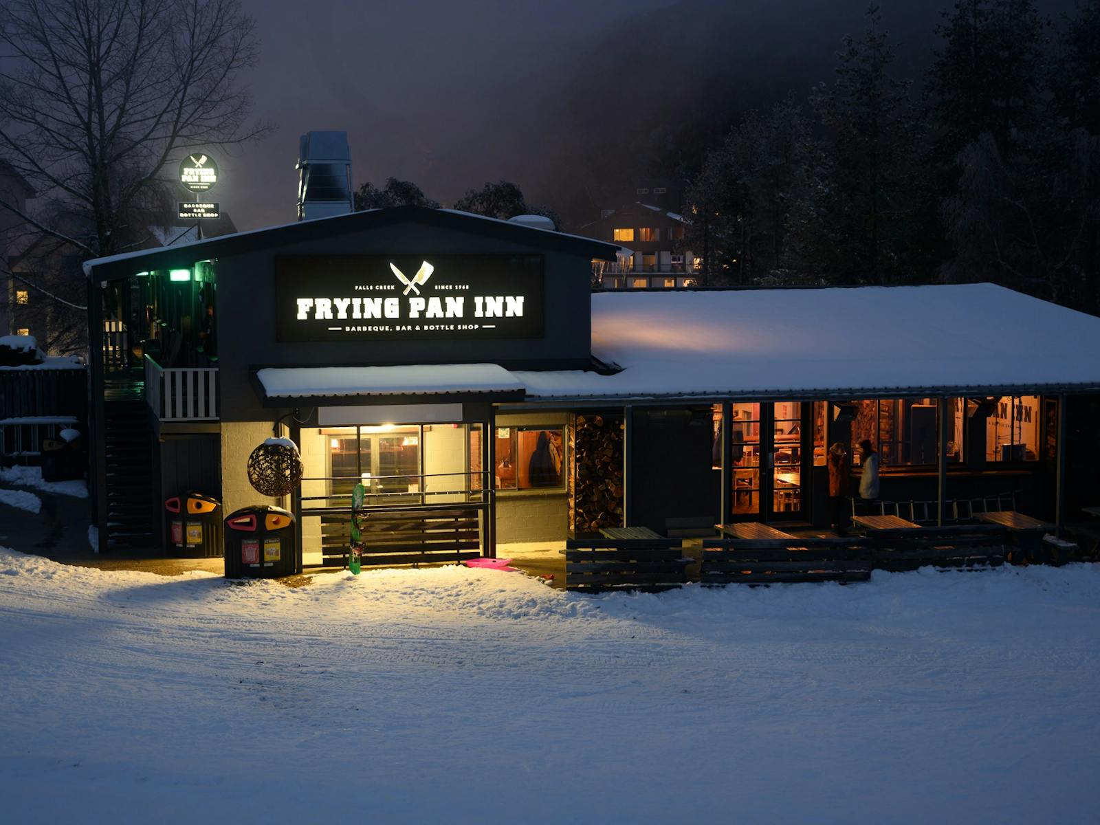 Winter at The Frying Pan Inn