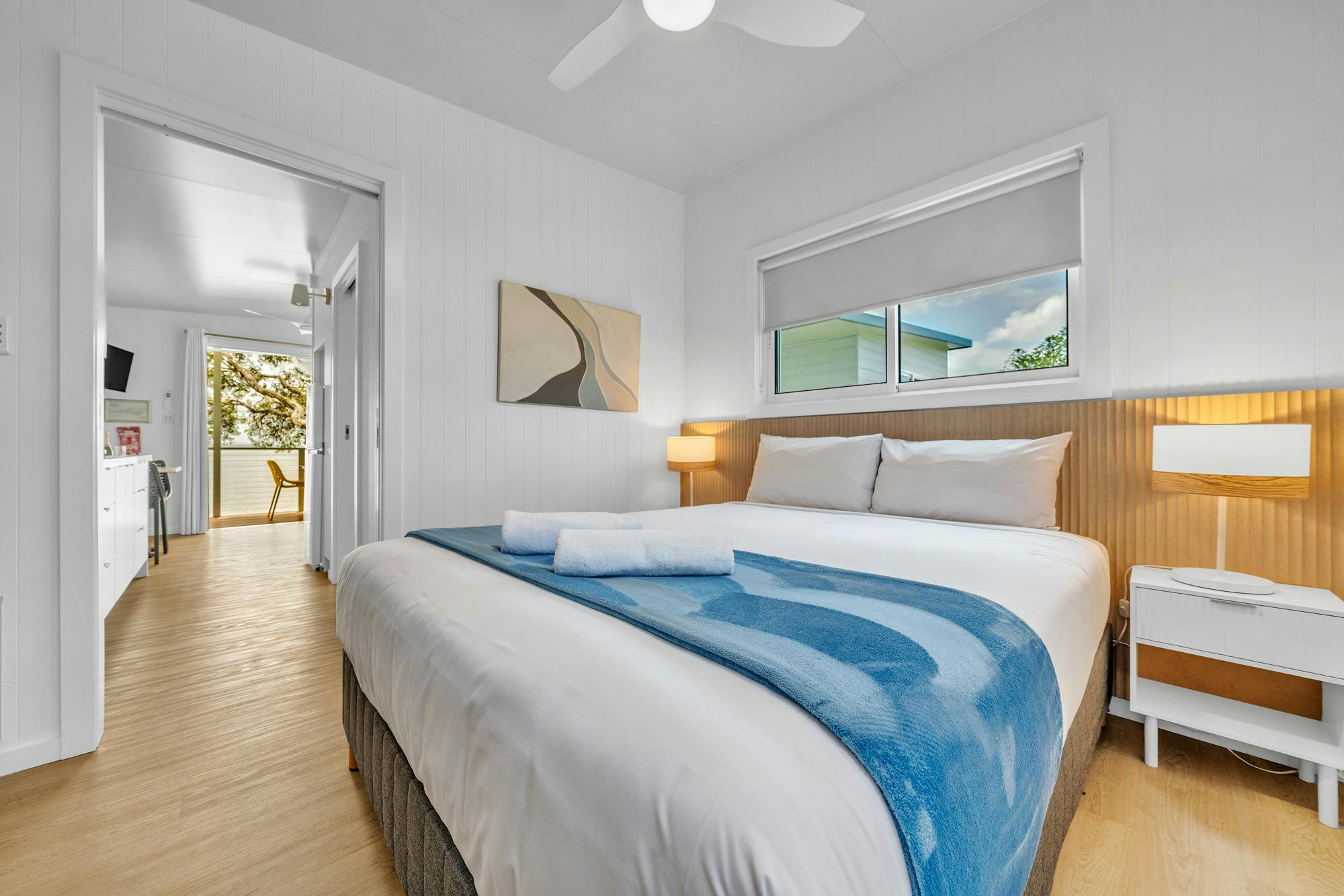 Waterfront Cabin Bedroom