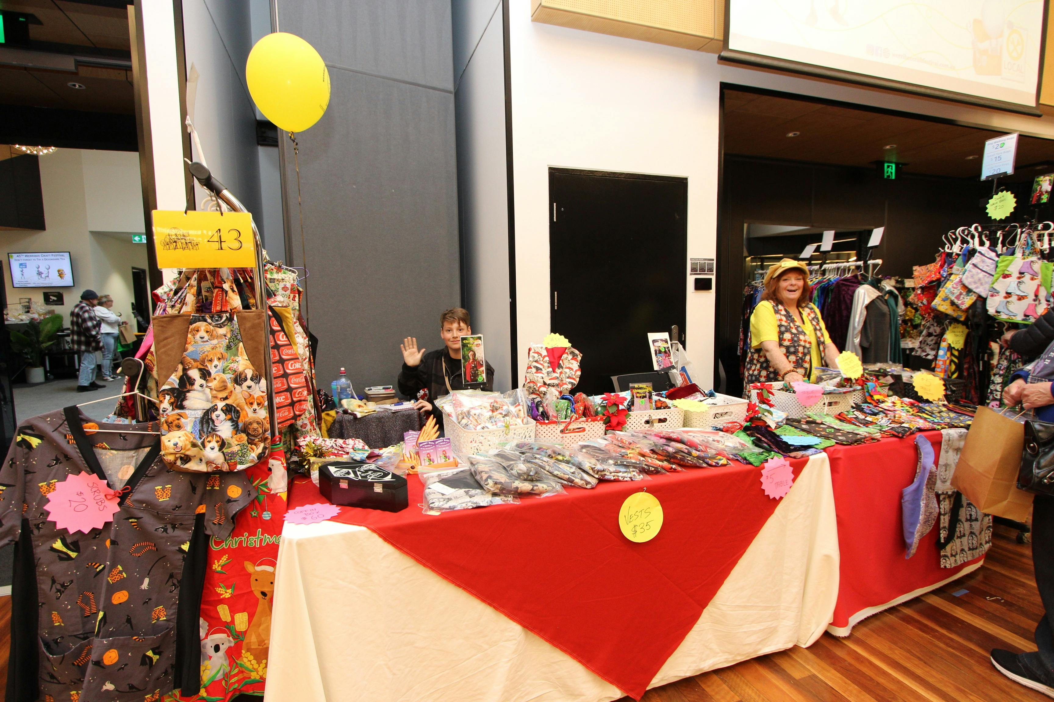 Family friendly atmosphere with wide variety of stalls