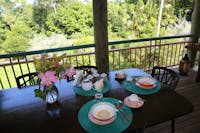 Breakfast on the verandah