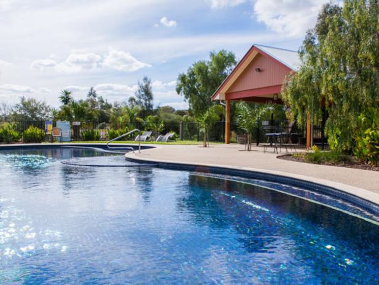 Luxurious resort pools