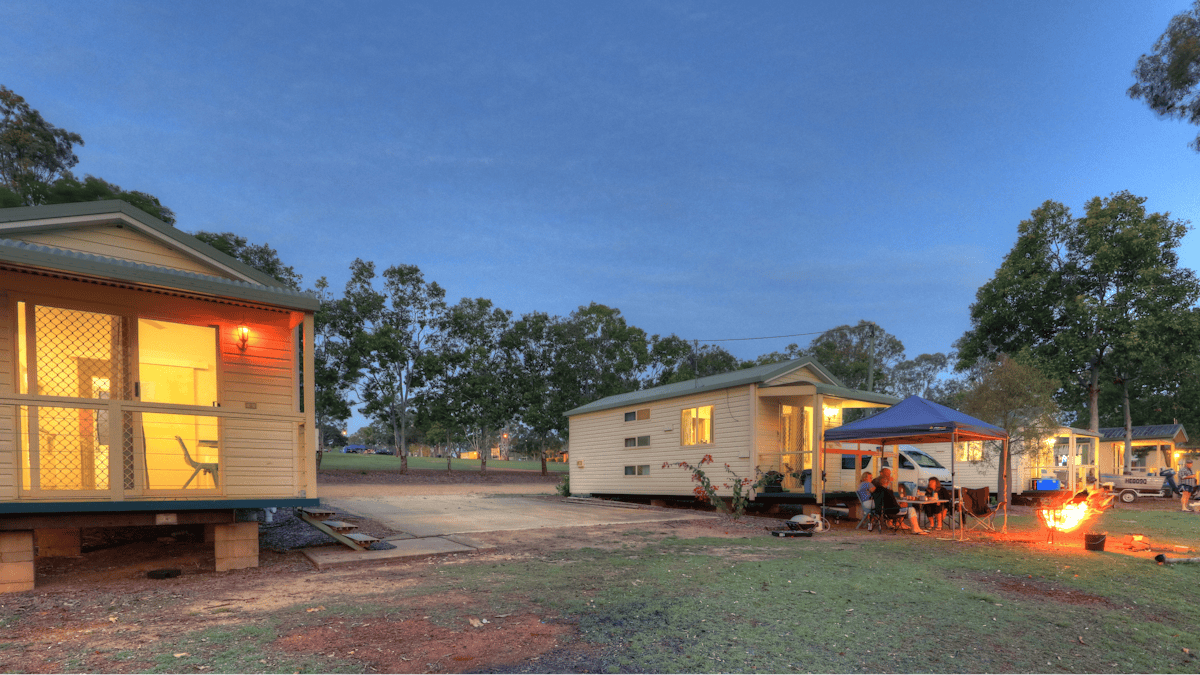 Yallakool Caravan Park on BP Dam