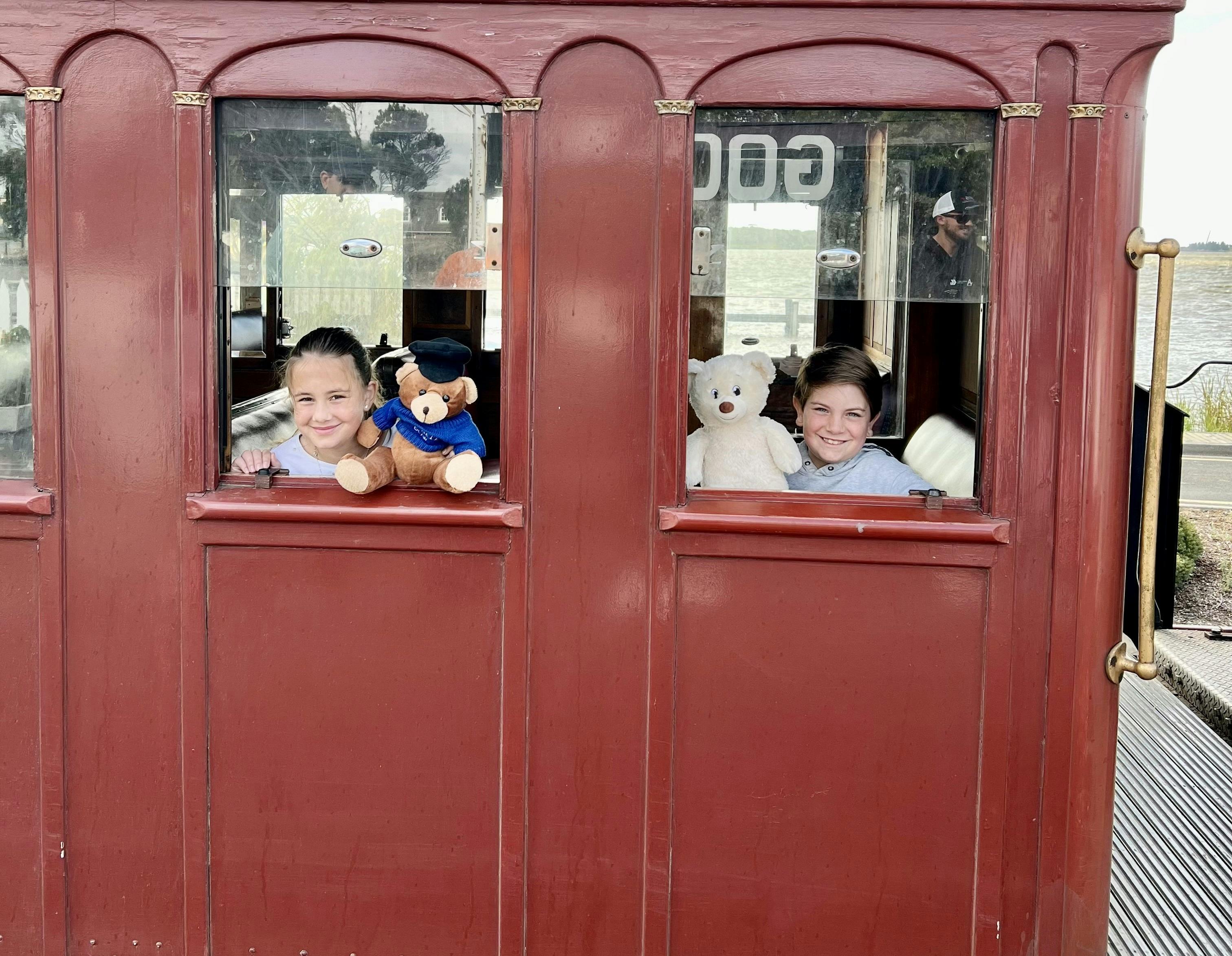 Ready to depart on the Cockle Train