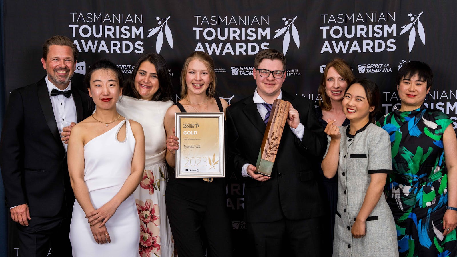 TTIC Team at the Tasmanian Tourism Awards 2023