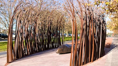 Fire and Water artwork at Reconciliation Place