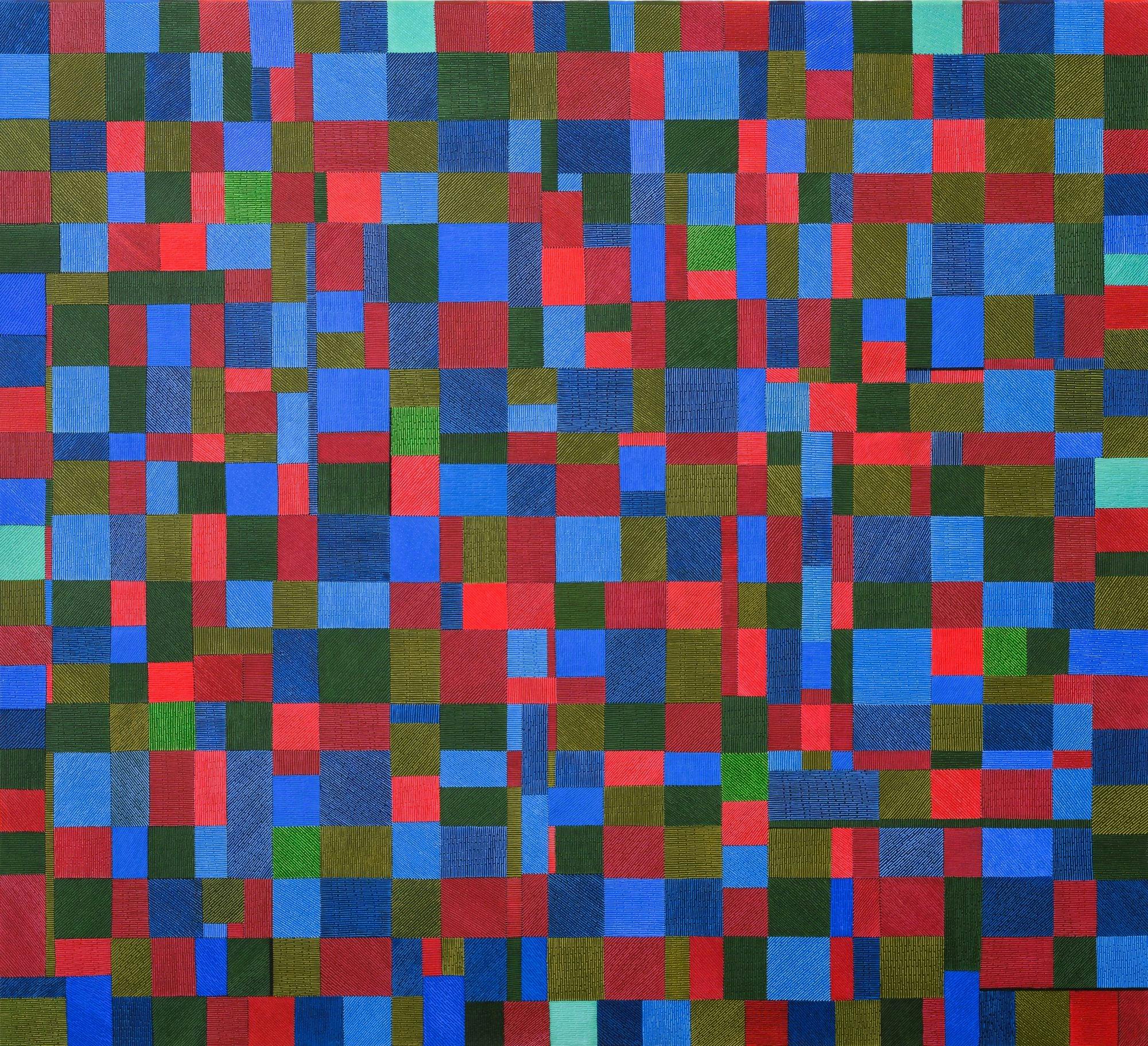 Faridah Cameron, Labour of Love (detail) 2025, 102 x 112cm.