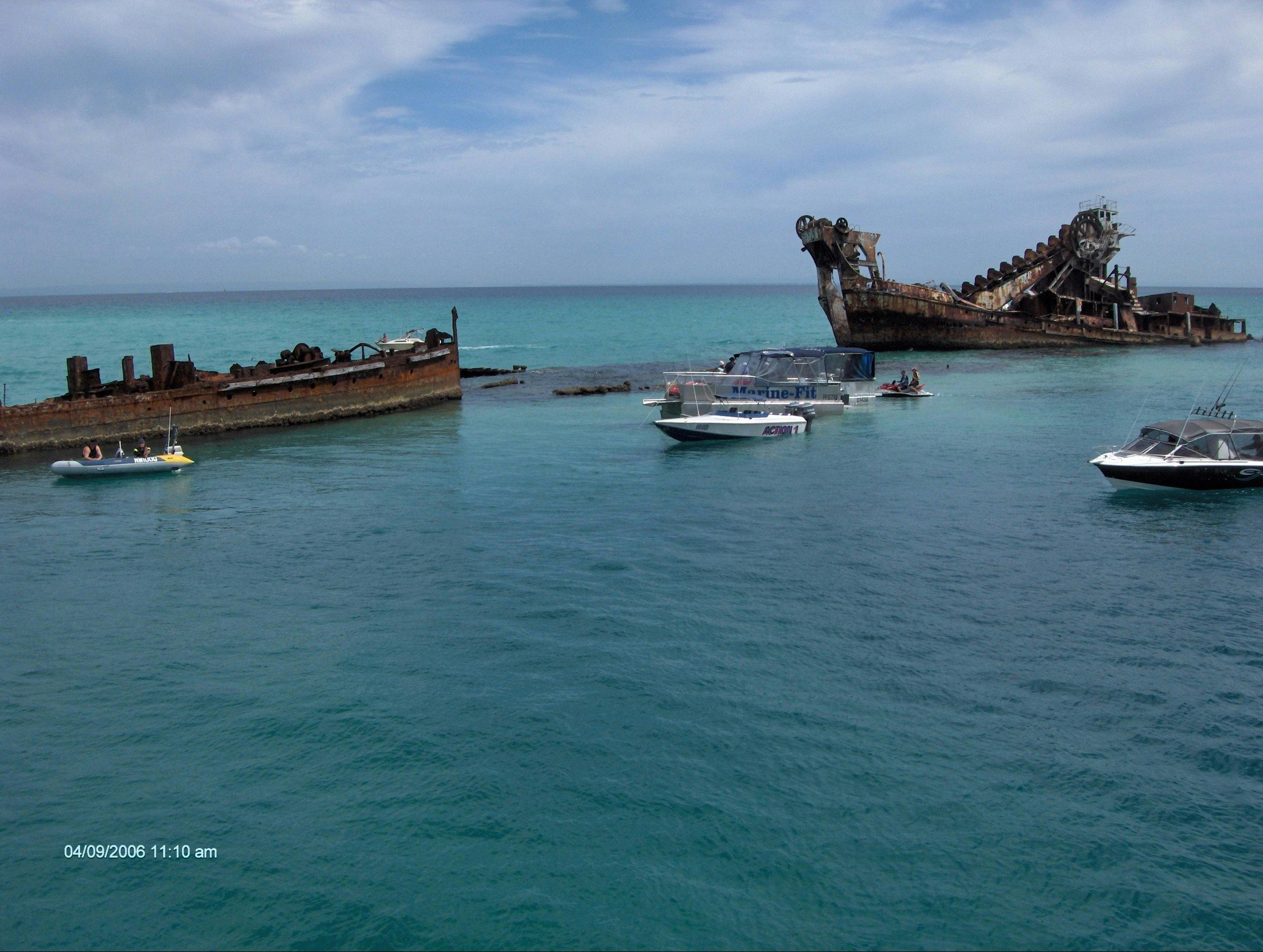 Tangalooma Wrecks at Moreton Island