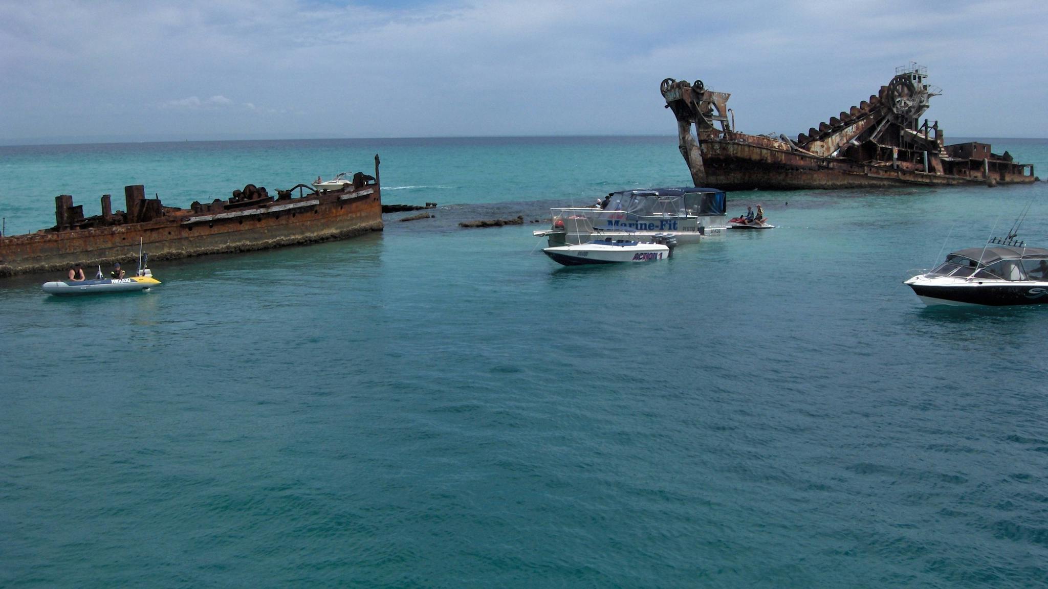 Moreton Bay cruise to Tangalooma Wrecks