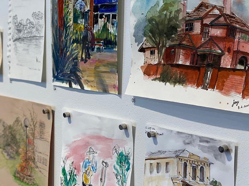 Image for Pop-up exhibition - Urban Sketchers Maryborough