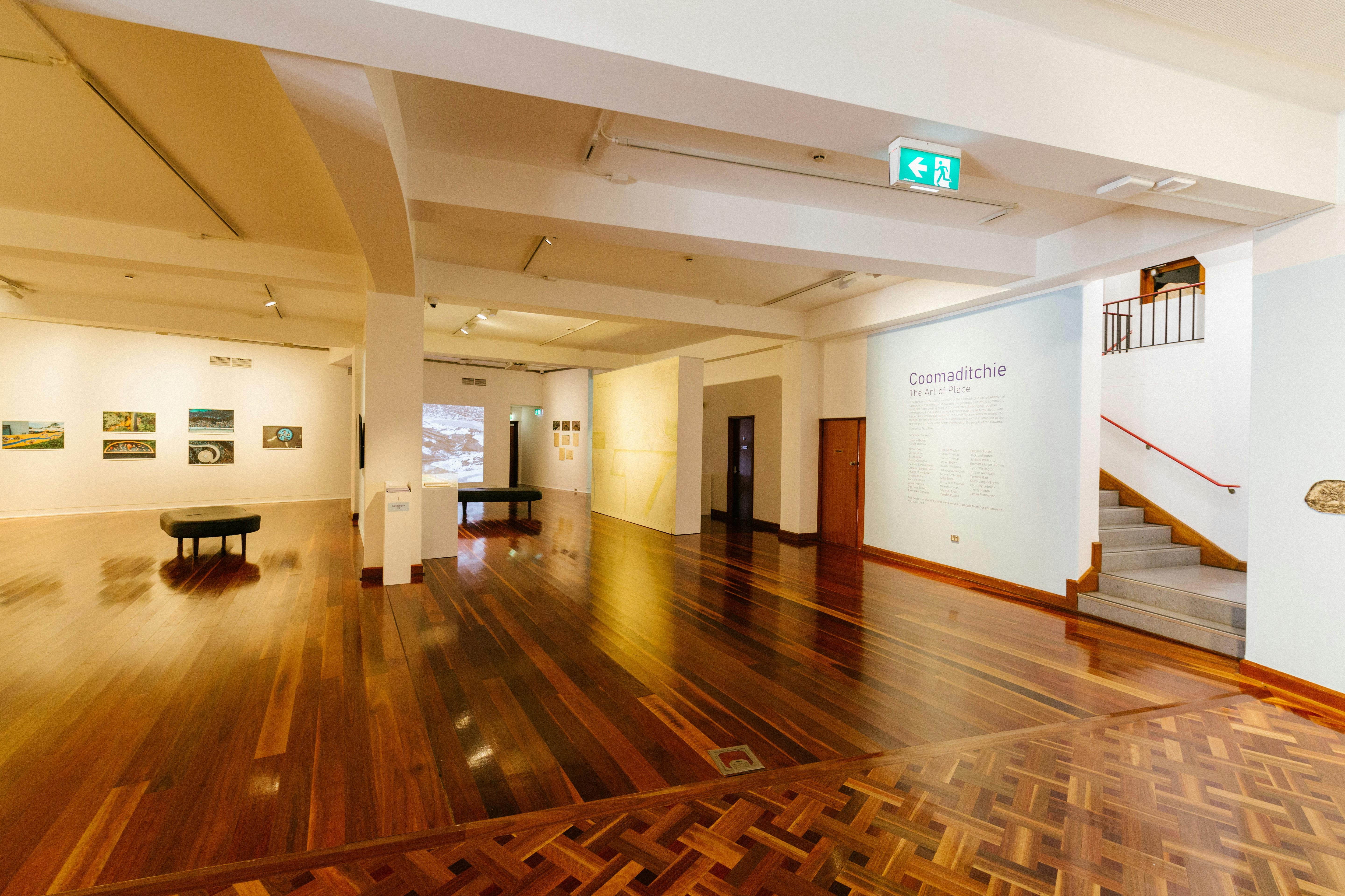 Internal view of the Wollongong Art Gallery